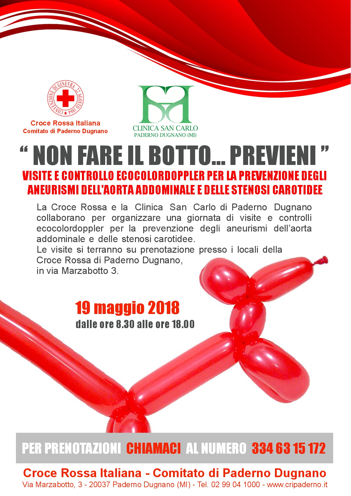Prevenzione Aneurismi dell'aorta addominale e delle Stenosi carotidee